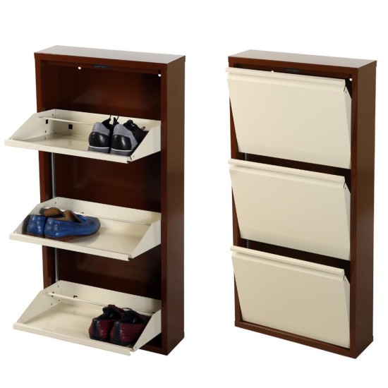 ERSAN OFİS Üç Bölmeli Metal Ayakkabılık